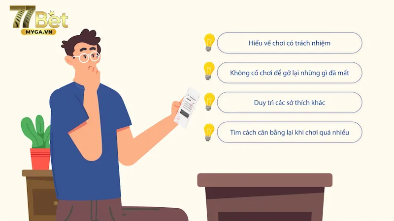 chơi có trách nhiệm biết dừng lại đúng lúc